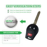 Lots of 5 Remote Car Key Fob Replacement for Nissan CWTWB1U751 fits 2009 2010 2011 2012 2013 2014 Cube